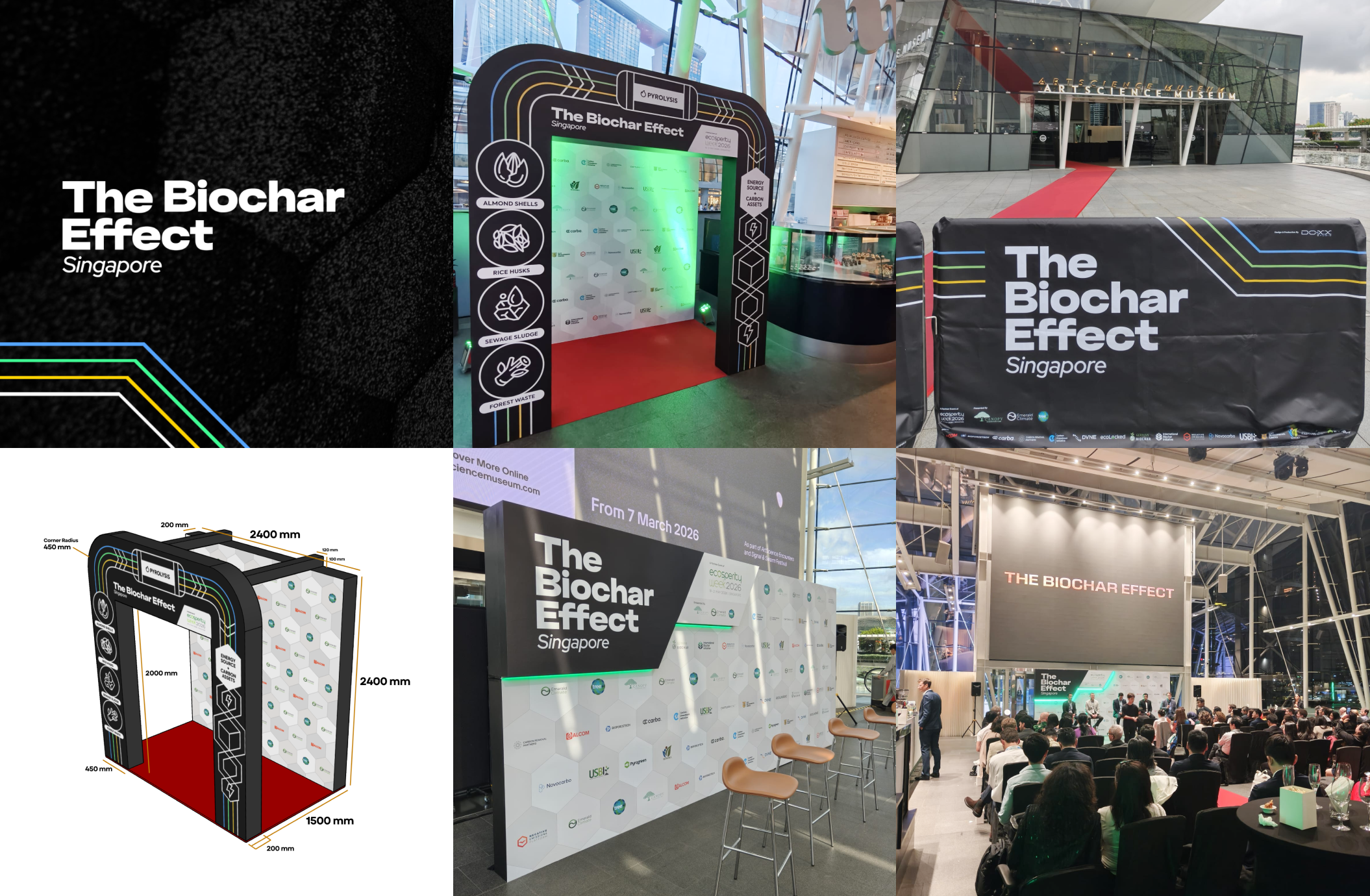 DO-XX exhibition booth — The Biochar Effect
