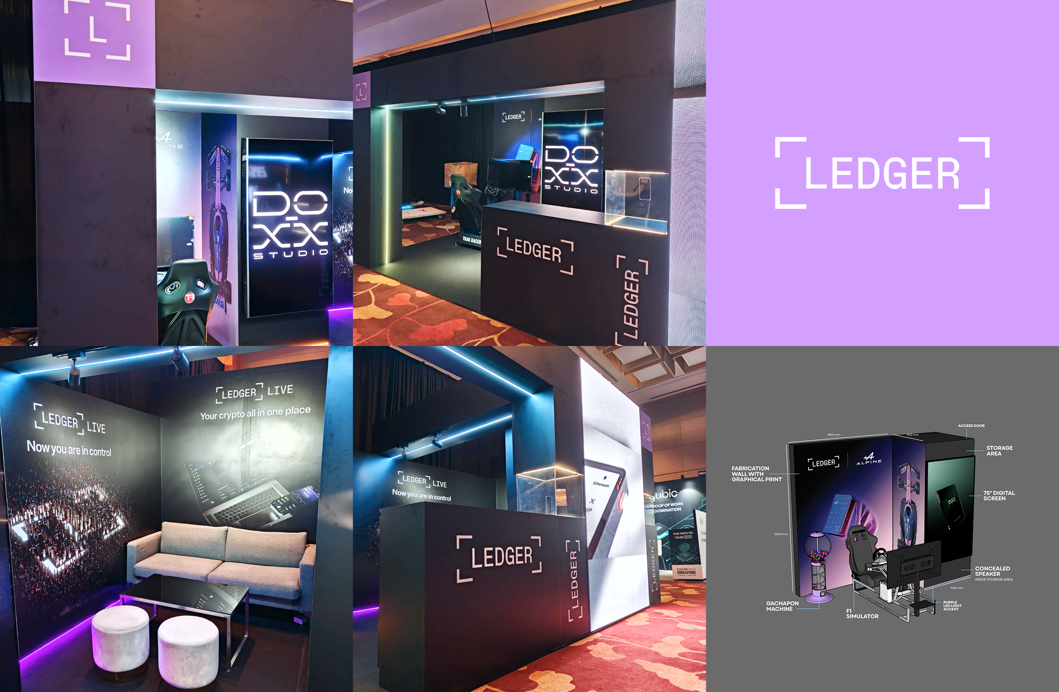 DO-XX exhibition booth — Ledger @ TOKEN2049